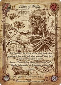 Codex of Frailty (Marvel) - Outsiders - Flesh and Blood TCG card