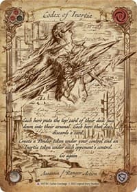 Codex of Inertia (Marvel) - Outsiders - Flesh and Blood TCG card