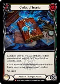 Codex of Inertia - Outsiders - Flesh and Blood TCG card