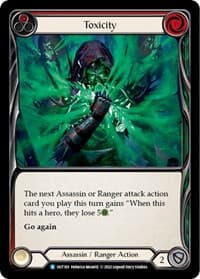 Toxicity (Red) - Outsiders - Flesh and Blood TCG card
