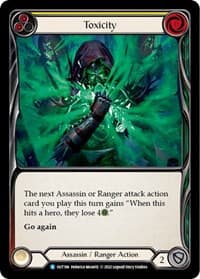 Toxicity (Yellow) - Outsiders - Flesh and Blood TCG card