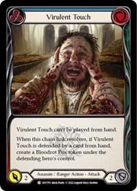 Virulent Touch (Blue) - Outsiders - Flesh and Blood TCG card