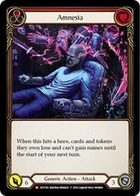 Amnesia - Outsiders - Flesh and Blood TCG card