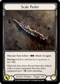 Scale Peeler - Outsiders - Flesh and Blood TCG card