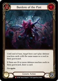 Burdens of the Past - Outsiders - Flesh and Blood TCG card
