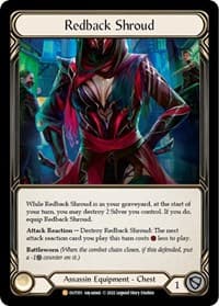 Redback Shroud - Outsiders - Flesh and Blood TCG card