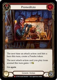 Premeditate - Outsiders - Flesh and Blood TCG card