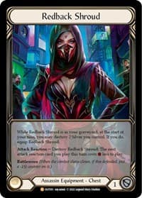 Redback Shroud (Extended Art) - Outsiders - Flesh and Blood TCG card