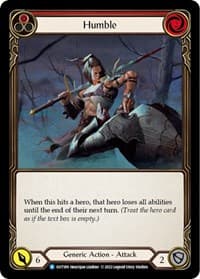 Humble (Red) - Outsiders - Flesh and Blood TCG card