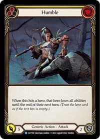 Humble (Yellow) - Outsiders - Flesh and Blood TCG card