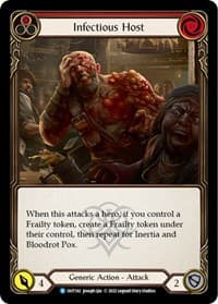 Infectious Host (Red) - Outsiders - Flesh and Blood TCG card