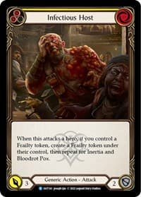 Infectious Host (Yellow) - Outsiders - Flesh and Blood TCG card