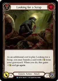 Looking for a Scrap (Red) - Outsiders - Flesh and Blood TCG card
