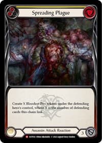 Spreading Plague - Outsiders - Flesh and Blood TCG card