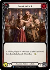 Sneak Attack (Red) - Outsiders - Flesh and Blood TCG card