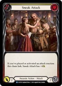 Sneak Attack (Yellow) - Outsiders - Flesh and Blood TCG card