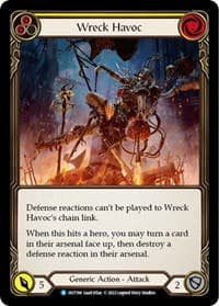 Wreck Havoc (Yellow) - Outsiders - Flesh and Blood TCG card