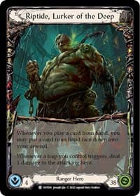 Riptide, Lurker of the Deep - Outsiders - Flesh and Blood TCG card