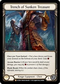 Trench of Sunken Treasure - Outsiders - Flesh and Blood TCG card