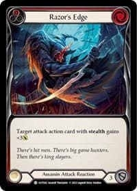 Razor's Edge (Red) - Outsiders - Flesh and Blood TCG card