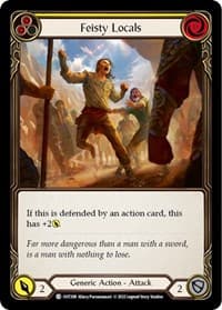 Feisty Locals (Yellow) - Outsiders - Flesh and Blood TCG card