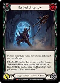 Barbed Undertow - Outsiders - Flesh and Blood TCG card