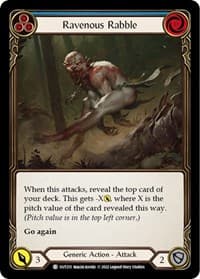 Ravenous Rabble (Blue) - Outsiders - Flesh and Blood TCG card