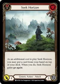 Seek Horizon (Red) - Outsiders - Flesh and Blood TCG card