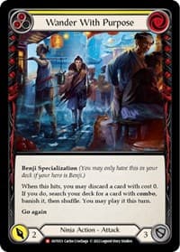 Wander With Purpose - Outsiders - Flesh and Blood TCG card