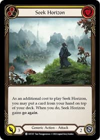 Seek Horizon (Yellow) - Outsiders - Flesh and Blood TCG card