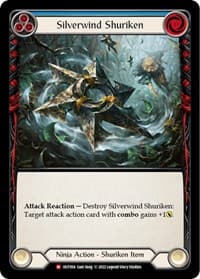 Silverwind Shuriken - Outsiders - Flesh and Blood TCG card