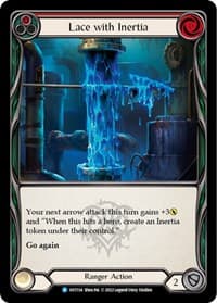Lace with Inertia (Red) - Outsiders - Flesh and Blood TCG card