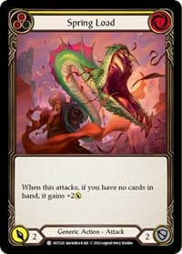 Spring Load (Yellow) - Outsiders - Flesh and Blood TCG card