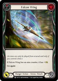 Falcon Wing (Red) - Outsiders - Flesh and Blood TCG card