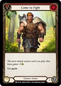 Come to Fight (Red) - Outsiders - Flesh and Blood TCG card