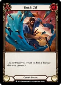 Brush Off (Blue) - Outsiders - Flesh and Blood TCG card
