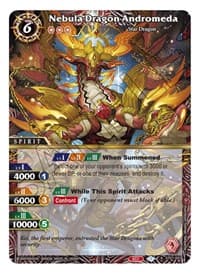 Nebula Dragon Andromeda - Starter Deck 01: Dragon Onslaught - Battle Spirits Saga card