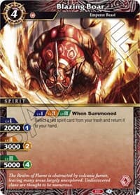 Blazing Boar - Starter Deck 01: Dragon Onslaught - Battle Spirits Saga card