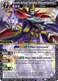 Dark King Snake Pendocles - Starter Deck 02: Call of the Curse - Battle Spirits Saga card
