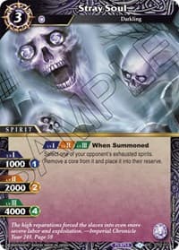 Stray Soul - Starter Deck 02: Call of the Curse - Battle Spirits Saga card