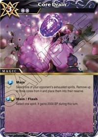 Core Drain - Starter Deck 02: Call of the Curse - Battle Spirits Saga card