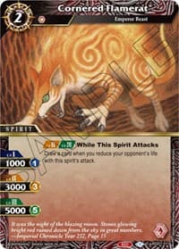 Cornered Flamerat - Dawn of History - Battle Spirits Saga card