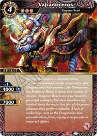 Vajranoceros - Dawn of History - Battle Spirits Saga card