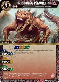 Dinoman Tyrannoid - Dawn of History - Battle Spirits Saga card