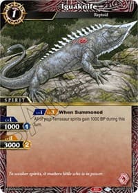 Iguaknife - Dawn of History - Battle Spirits Saga card
