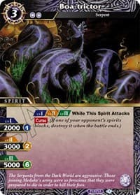 Boa-trictor - Dawn of History - Battle Spirits Saga card