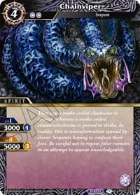 Chainviper - Dawn of History - Battle Spirits Saga card