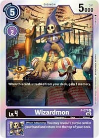 Wizardmon (Alternate Art) - Starter Deck 14: Beelzemon Advanced Deck Set - Digimon Card Game card