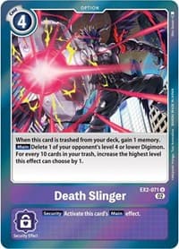 Death Slinger (Alternate Art) - Starter Deck 14: Beelzemon Advanced Deck Set - Digimon Card Game card