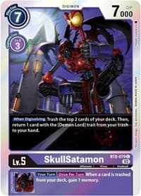 SkullSatamon (Alternate Art) - Starter Deck 14: Beelzemon Advanced Deck Set - Digimon Card Game card